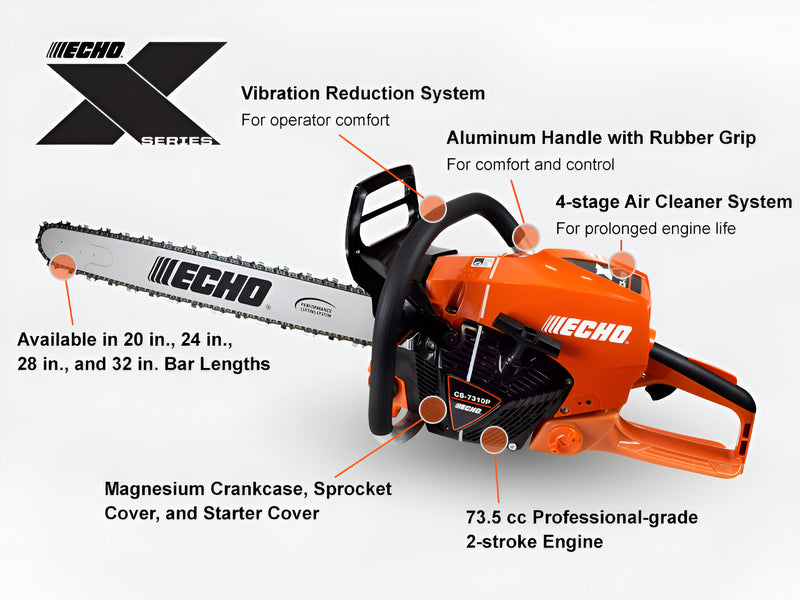 73.5 CC CHAINSAW W/28